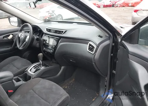 2015 Nissan Rogue Sv z USA, uszkodzony, nr VIN KNMAT2MV9FP530044